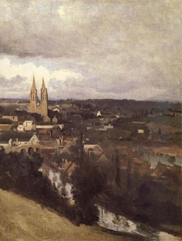 Corot Camille View of Saint-It France oil painting art